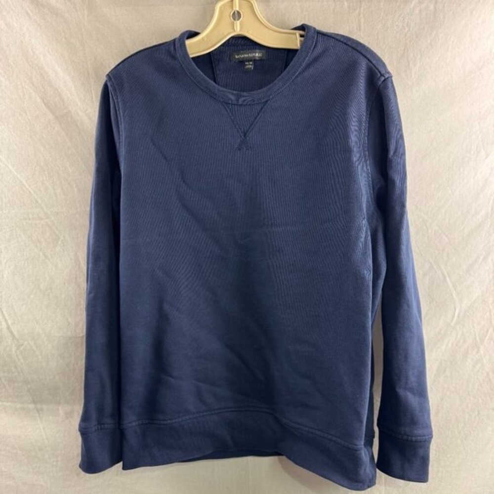 Banana Republic Cotton Sweat Shirt Blue Mens M